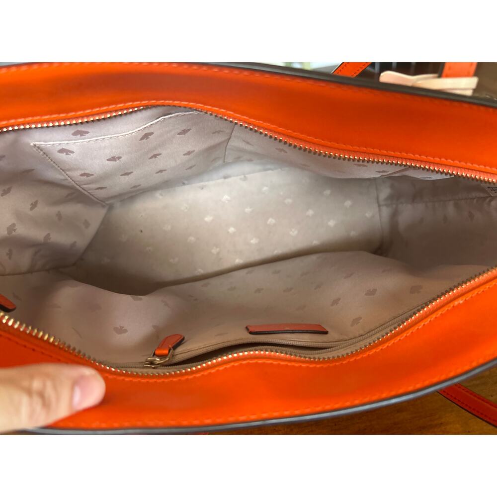 Kate Spade Breanna Tote in Bright Orange - Picture 3 of 5